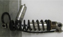 RM465 shock - worn out and used up.